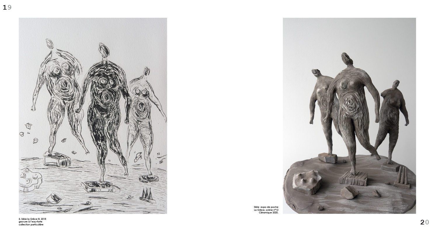 La Grèce, ceramic 2020. Scène 12