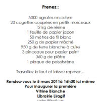 vitrine blanche exhibition 2011
