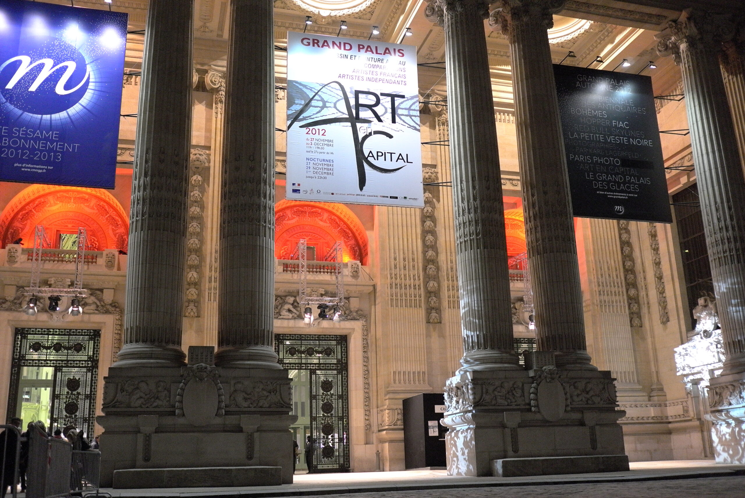 Exhibition Grand Palais « comparaisons », 2012 Paris.