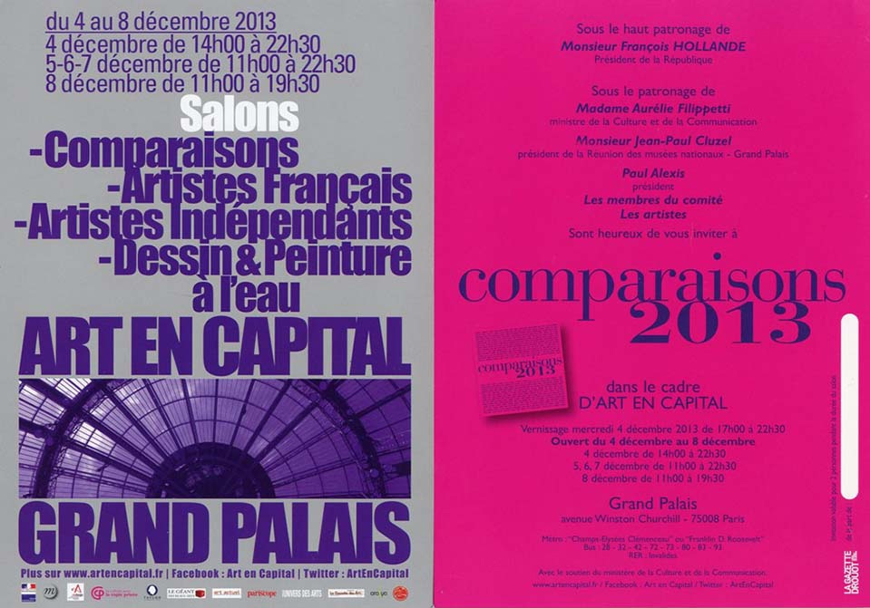 Salon Comparaisons 2013