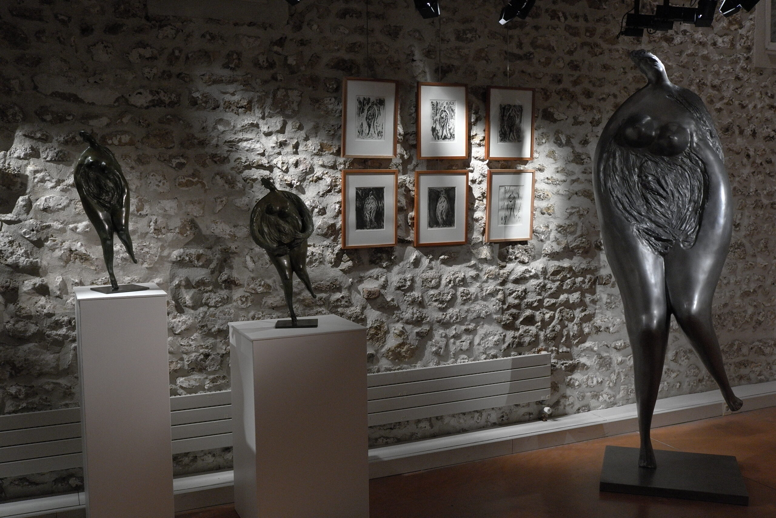 Exhibition at the Gallery « Ferme du Mousseau », 2014.