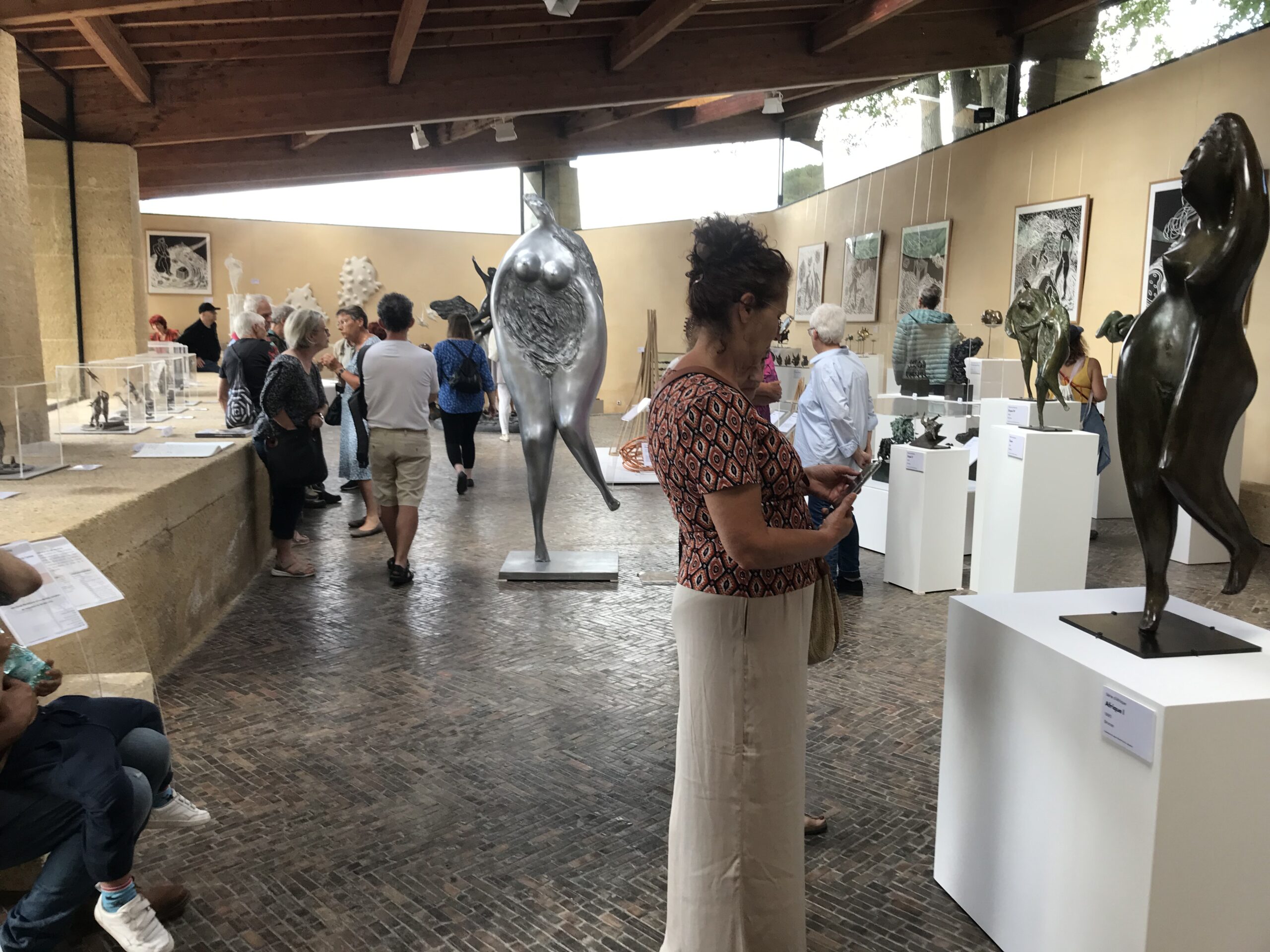 Fichot sculptures “Paroles et regards de l’artiste”